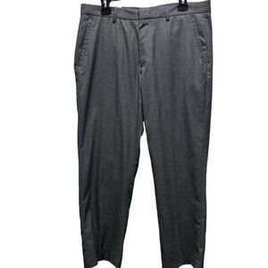 Calvin Klein Men's Straight Fit Dress Pants Size 34x32  Gray
